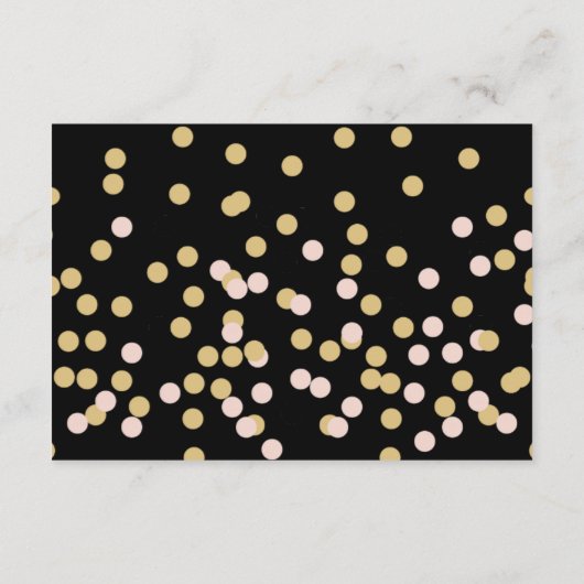 Hollywood Glam Matching Informatiekaartje (Achterkant)