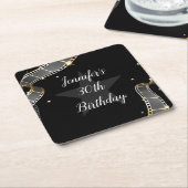 Hollywood Glam-Onderzetter Kartonnen Onderzetters (Schuin)