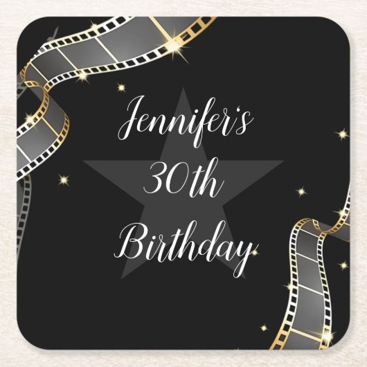 Hollywood Glam-Onderzetter Kartonnen Onderzetters (Voorkant)