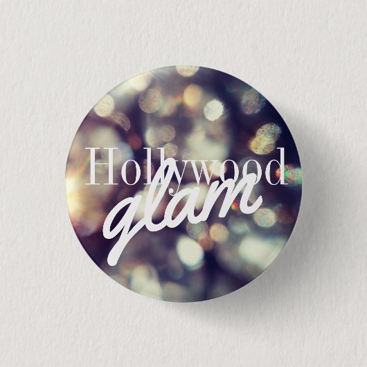 Hollywood Glam Ronde Button 3,2 Cm (Voorkant)