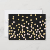 Hollywood Glam RSVP-kaart RSVP Kaartje (Achterkant)