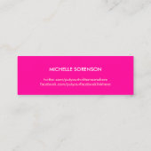 HOLLYWOOD GLAM Slim Visitekaartje (Achterkant)