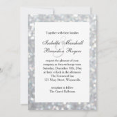 Hollywood Glam Wedding Invitation Kaart (Achterkant)