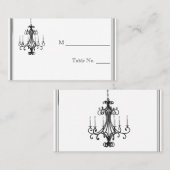 Hollywood Glamour Kroonluchter Trouwplaats Kaarten Plaatskaartje (Voorkant / Achterkant)