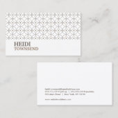 Hollywood Glamour No. 2 Visitekaartje (Voorkant / Achterkant)