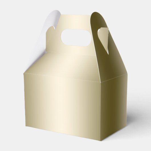 HOLLYWOOD Gouden Retro Verjaardagsfeestje Favoriet Bedankdoosjes (Achterkant)