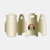 HOLLYWOOD Gouden Retro Verjaardagsfeestje Favoriet Bedankdoosjes (Uitgevouwen)