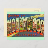 Hollywood Greeting Briefkaart (Voorkant / Achterkant)