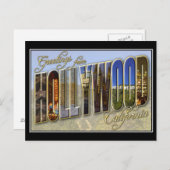 Hollywood Groeten  Briefkaart (Voorkant / Achterkant)