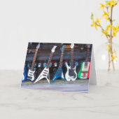 Hollywood Guitars Kaart (Gele Bloem)