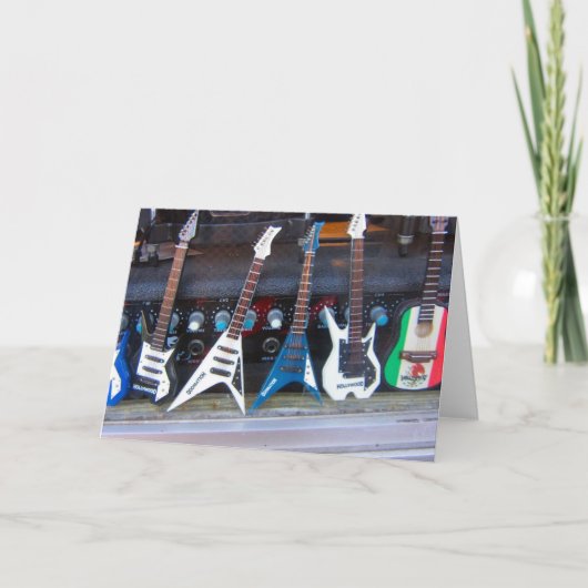 Hollywood Guitars Kaart (Voorkant)