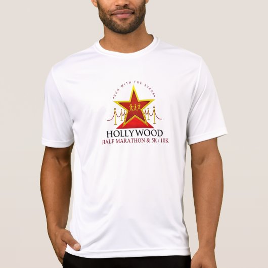 Hollywood Half Marathon Tech Shirt () (Voorkant)