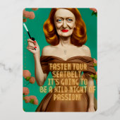  Hollywood Happy Valentijnse Golden Age Folie Feestdagenkaart (Voorkant)