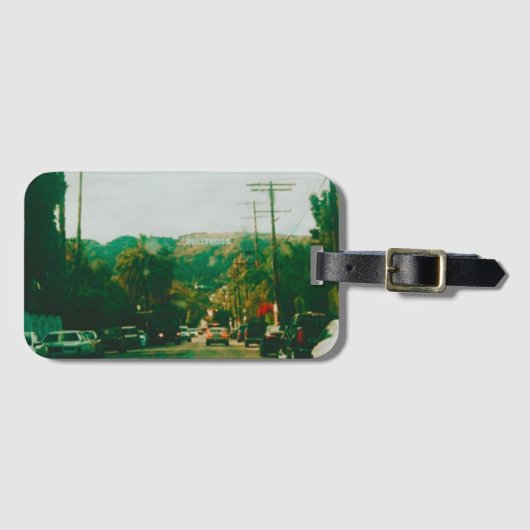 Hollywood Hills Bagagelabel (Voorkant (horizontaal))