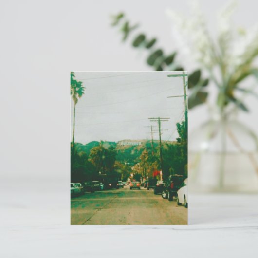 Hollywood Hills Briefkaart (Staand voorkant)