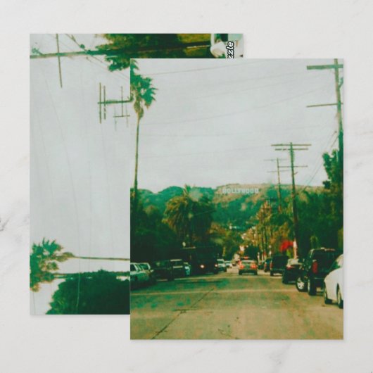 Hollywood Hills Briefkaart (Voorkant / Achterkant)