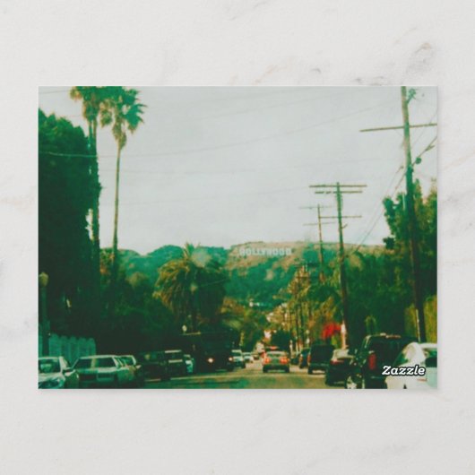 Hollywood Hills Briefkaart (Achterkant)