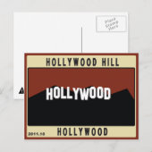 Hollywood Hills Briefkaart (Voorkant / Achterkant)