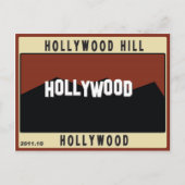 Hollywood Hills Briefkaart (Voorkant)