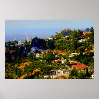 Hollywood Hills, California Print