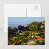 Hollywood Hills, Californië Briefkaart (Voorkant / Achterkant)