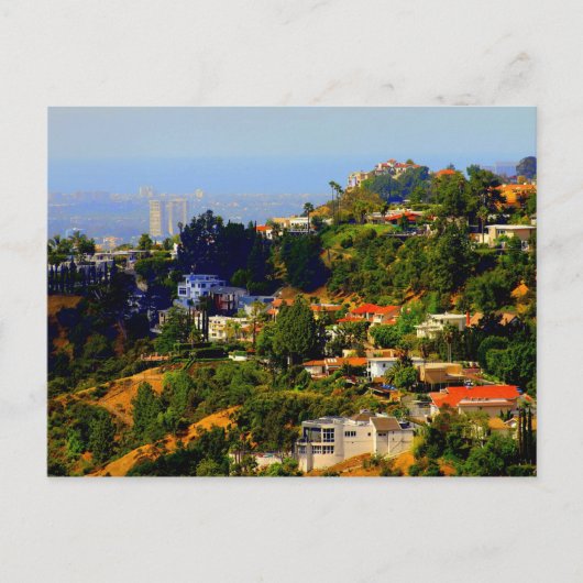 Hollywood Hills, Californië Briefkaart (Voorkant)