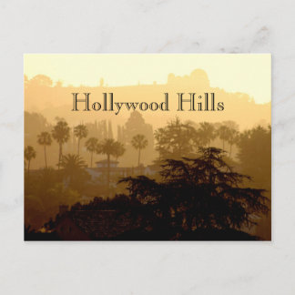 Hollywood Hills, Californië Briefkaart