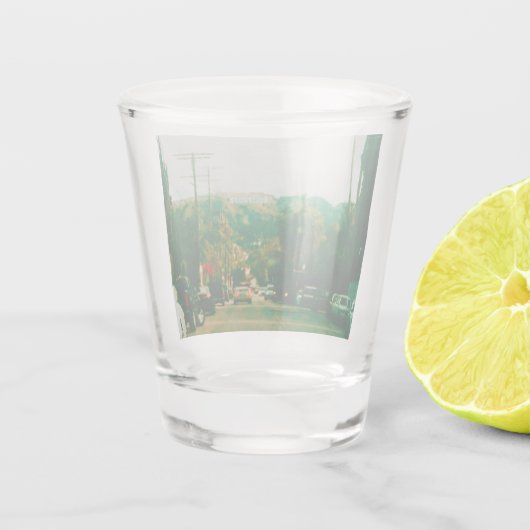 Hollywood Hills Shot Glas (Achterkant)