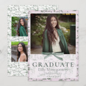 Hollywood Hills Toile Coquette Roze & Groen Kaart (Voorkant / Achterkant)