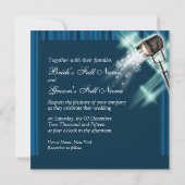 Hollywood huwelijksfilm bioscoopfeestje kaart (Achterkant)