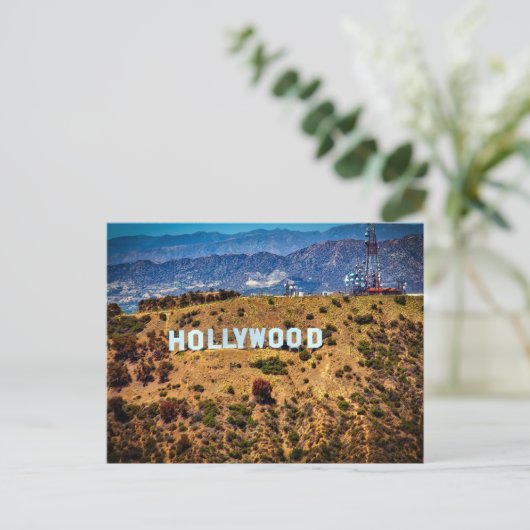 Hollywood, iconisch teken, briefkaart (Staand voorkant)