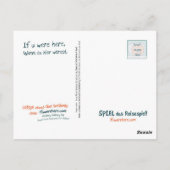 Hollywood, Kalifornian Briefkaart (Achterkant)