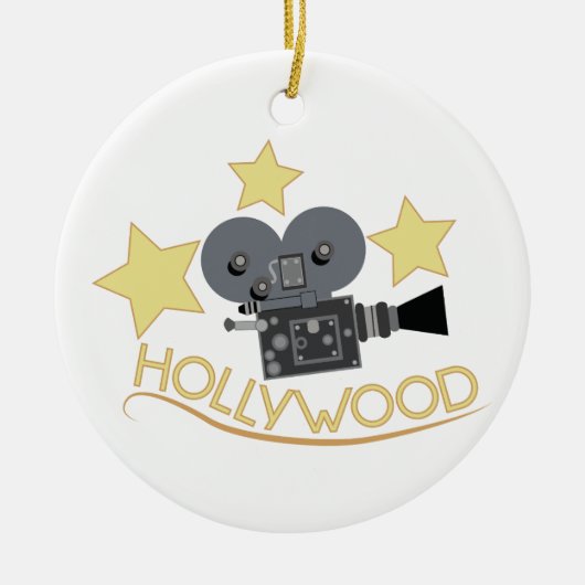 Hollywood Keramisch Ornament (Voorkant)