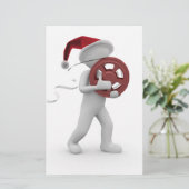 hollywood kerstmis briefpapier (Staand voorkant)