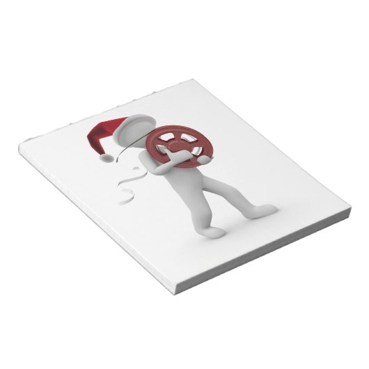 hollywood kerstmis notitieblok (Schuin)