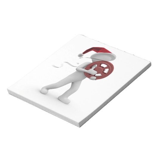 hollywood kerstmis notitieblok (Linkerzijde)