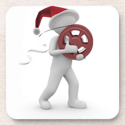 hollywood kerstmis onderzetter (Voorkant)