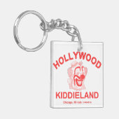 Hollywood Kiddieland, Chicago, IL. Amusementpark Sleutelhanger (Voorkant Links)