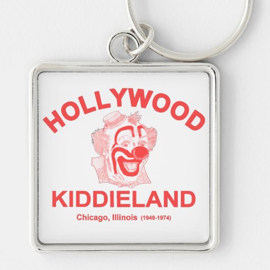 Hollywood Kiddieland, Chicago, IL. Amusementpark Sleutelhanger (Voorkant)