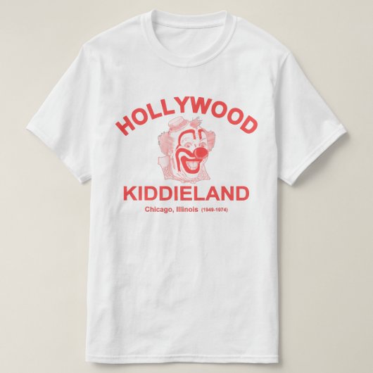 Hollywood Kiddieland, Chicago, IL. Amusementpark T-shirt (Design voorkant)