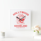 Hollywood Kiddieland, Chicago, Illinois Amusement Vierkante Klok (Huis)