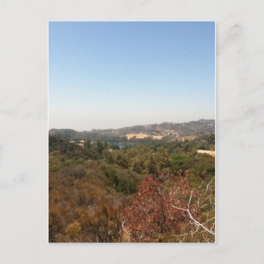 hollywood landschap briefkaart (Voorkant)