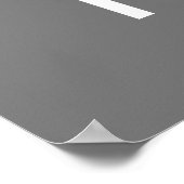 Hollywood Latitude Longitude Poster (Hoek)