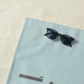 Hollywood Latitude Longitude Strandlaken (In situ)