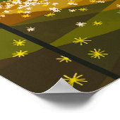 Hollywood Lights Vintage Travel Poster (Hoek)