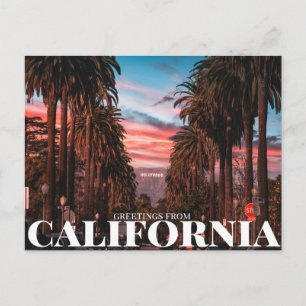Hollywood, Los Angeles, Californië Briefkaart