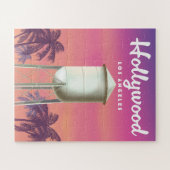 Hollywood Los Angeles Reisposter Legpuzzel (Horizontaal)