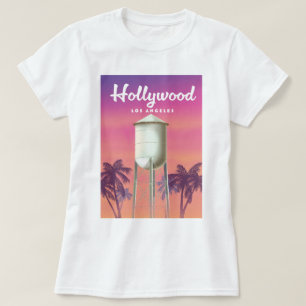 Hollywood Los Angeles Reisposter T-shirt