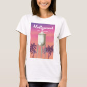 Hollywood Los Angeles Reisposter T-shirt (Voorkant)