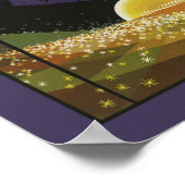 Hollywood Los Angeles Vintage Travel Poster (Hoek)